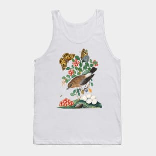 Northern Wheatear, Cowberry and Silver-washed Fritillary and Long-legged Fly Tank Top